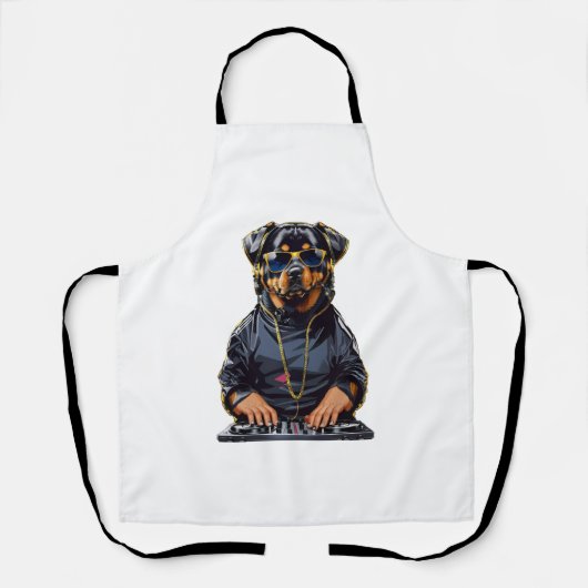 Rottweiler Dog Kimono Schort (Voorkant)