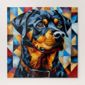Rottweiler Dog Legpuzzel (Verticaal)