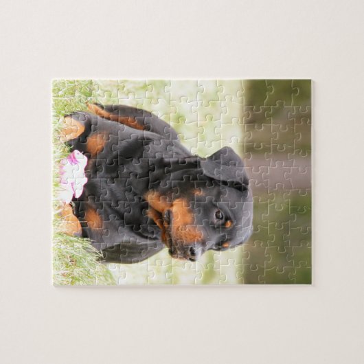 Rottweiler Dog Legpuzzel (Horizontaal)