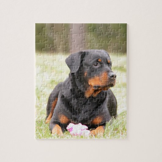 Rottweiler Dog Legpuzzel (Verticaal)