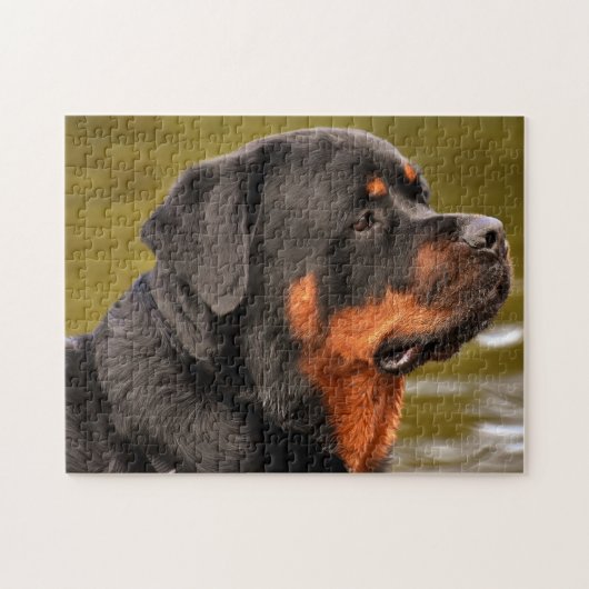Rottweiler Dog Legpuzzel (Horizontaal)