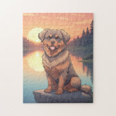 Rottweiler dog legpuzzel (Verticaal)