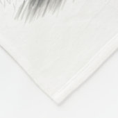 Rottweiler Dog Mom Floral Fleece Deken (Hoek)