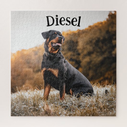 Rottweiler Dog Pet Aangepaste Aangepast Legpuzzel (Verticaal)
