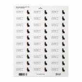 Rottweiler Dog Pet Animal Etiket (Full Sheet)