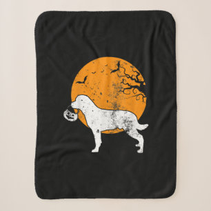 Rottweiler Dog Pumpkin Halloween Costume Gift Mann Sherpa Deken