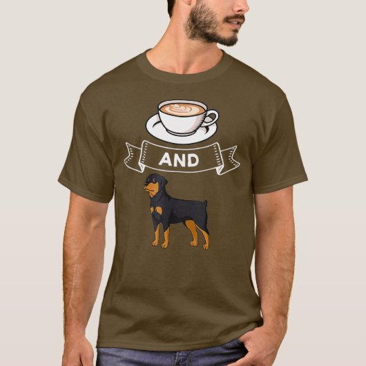 Rottweiler Dog Puppies Owner Lover _23 T-shirt (Voorkant)