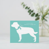 Rottweiler Dog Puppy Rottie Bedankkaart (Staand voorkant)