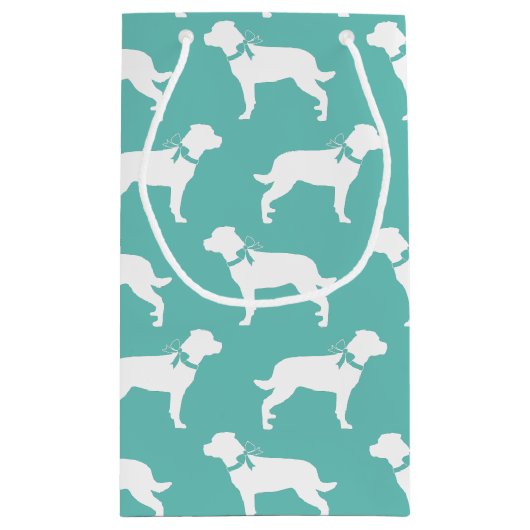 Rottweiler Dog Puppy Rottie Klein Cadeauzakje (Achterkant)