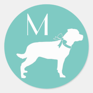 Rottweiler Dog Puppy Rottie Ronde Sticker