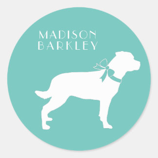 Rottweiler Dog Puppy Rottie Ronde Sticker