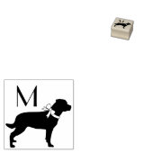 Rottweiler Dog Puppy Rottie Rubberstempel (Gestempeld)