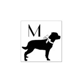 Rottweiler Dog Puppy Rottie Rubberstempel (Afrduk)