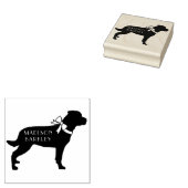 Rottweiler Dog Puppy Rottie Rubberstempel (Gestempeld)