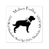 Rottweiler Dog Puppy Rottie Zelfinktende Stempel (Design)