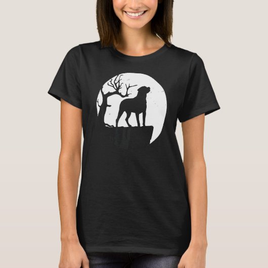 Rottweiler Dog Retro T-shirt (Voorkant)