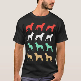 Rottweiler Dog Retro T-shirt