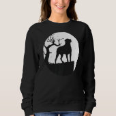 Rottweiler Dog Retro Trui (Voorkant)