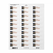 Rottweiler Dog Return Address Label (Full Sheet)