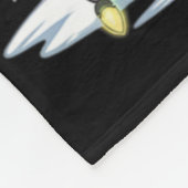 Rottweiler Dog Santa Hat Christmas Tree Light Xmas Fleece Deken (Hoek)