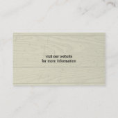 Rottweiler Dog Silhouette Rustic Style Rottie Dog Visitekaartje (Achterkant)