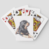 Rottweiler Dog-speelkaarten Pokerkaarten (Achterkant)