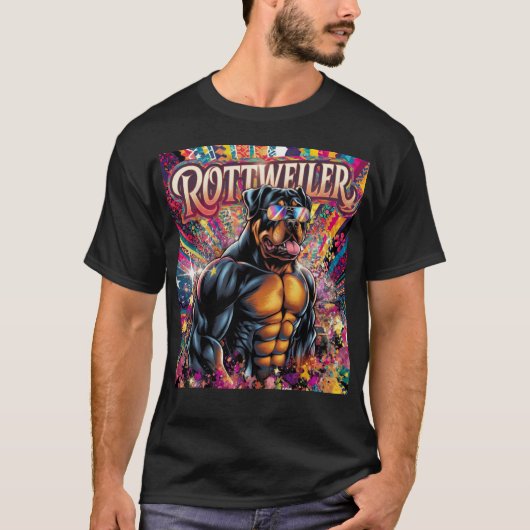 Rottweiler Dog T-shirt (Voorkant)