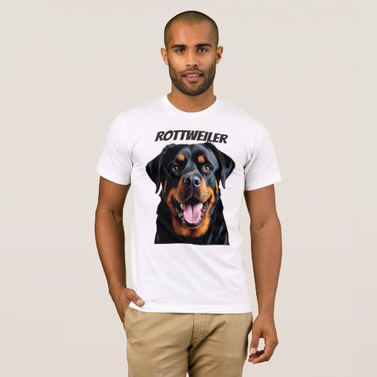 Rottweiler Dog T-shirt (Voorkant volledig)