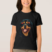 Rottweiler Dog Tri-Blend Shirt (Voorkant)
