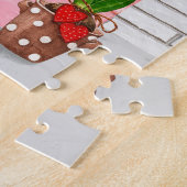 Rottweiler Dog Valentijnsdag Kissing Booth Legpuzzel (Zijkant)