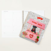 Rottweiler Dog Valentijnsdag Kissing Booth Planner (Display)
