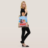 Rottweiler Dog Valentijnsdag Truck Hearts Tote Bag (Op model)