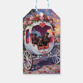 Rottweiler Dog Valentine's Day Cadeaulabel (Voorkant)