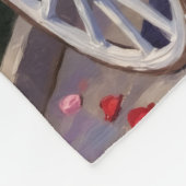 Rottweiler Dog Valentine's Day Fleece Deken (Hoek)