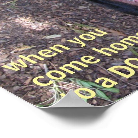 Rottweiler Dog's Love Poster (Hoek)