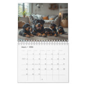 Rottweiler Dogs Wall Calendar 2026 Kalender (Mar 2026)