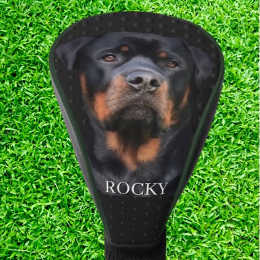Rottweiler Donkergrijs Golfheadcover