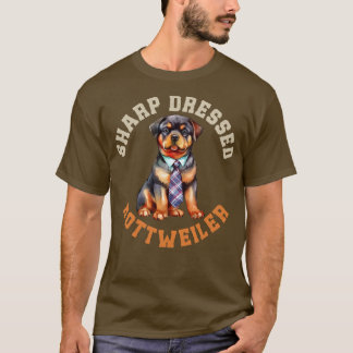 Rottweiler Dragen Stropdas Leuke Rottie Dog T-shirt