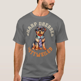 Rottweiler Dragen Stropdas Leuke Rottie Dog T-shirt