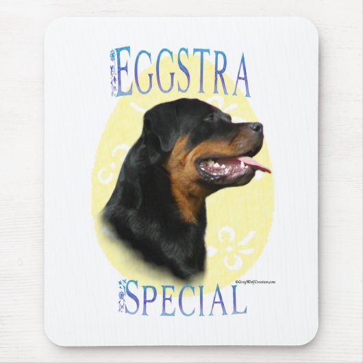 Rottweiler Eggstra Special Muismat (Voorkant)