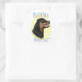 Rottweiler Eggstra Special - Sticker (Tas)