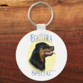 Rottweiler Eggstra Speciale Sleutelhanger (Voorkant)