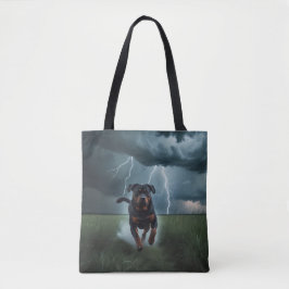 Rottweiler Elegant Canvas tas