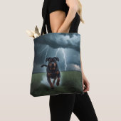Rottweiler Elegant Canvas tas (Dichtbij)