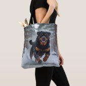 Rottweiler Elegant Canvas tas (Dichtbij)
