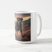 Rottweiler Elegant Coffee Mok (Voorkant rechts)