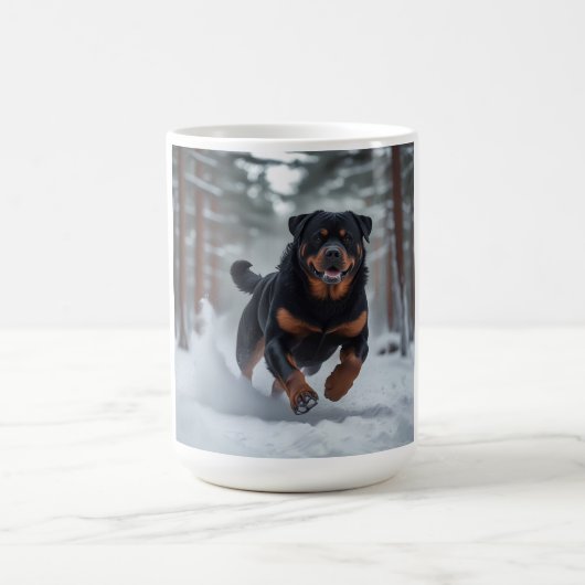 Rottweiler Elegant Coffee Mok (Center)