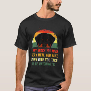 Rottweiler Elke snack die je maakt Elke maaltijd d T-shirt