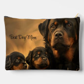 Rottweiler en puppies, Beste Hondenmoeder Etui (Achterkant)