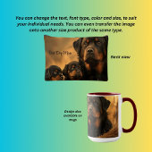 Rottweiler en puppies, Beste Hondenmoeder Etui